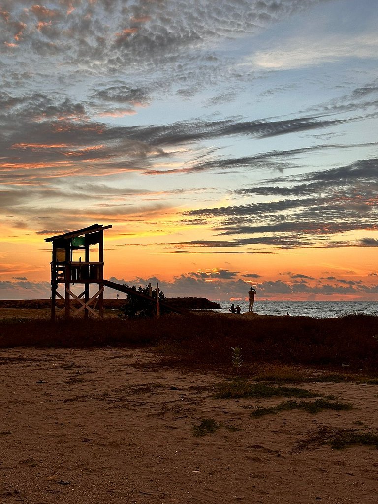 CB1427 Acogedora Suite Frente al Mar-Atardecer