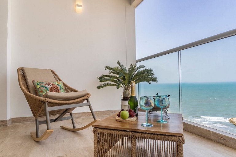 CB1528 Hermosa Suite - Loft Frente al Mar Crespo