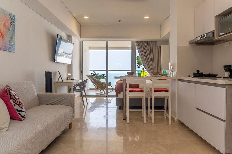 CB1528 Hermosa Suite - Loft Frente al Mar Crespo